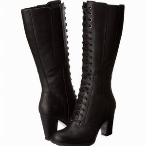 Timberland Black Lace-Up Boots